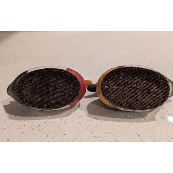 Vintage Jasco Mallard Duck Figurine Lint Brushes Hand Painted - Picture 9 of 10